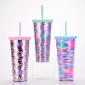 DW Plastic Straw TumblerHLT-2104GF  DW Plastic Straw Tumbler