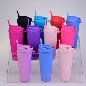 DW Plastic TumblerHLT-2188  DW Plastic Straw Tumbler