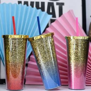 DW Plastic Straw TumblerHLT-2024 Plastic Straw Tumbler