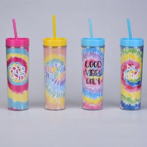 DW Plastic Straw TumblerHLT-2014P Plastic Straw Tumbler