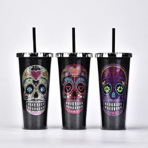 DW Plastic Straw TumblerHLT-2024  DW Plastic Straw Tumbler