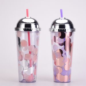 DW Plastic Straw TumblerHLT-2089 Plastic Straw Tumbler