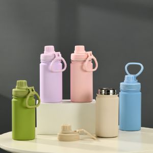 350ml stainless steel sports water bottle wide mouth portable bottleHVB-098-12  Vacuum Bottle