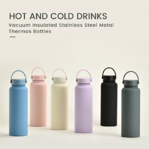 1200ml Sports Bottle with Handle LidHVB-064-40 Vacuum Bottle