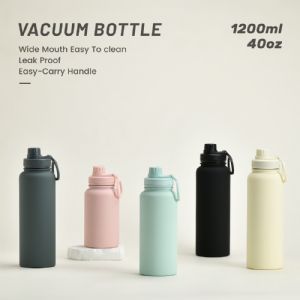 1200ml stainless steel sports water bottle wide mouth portable bottleHVB-098-40  Vacuum Bottle
