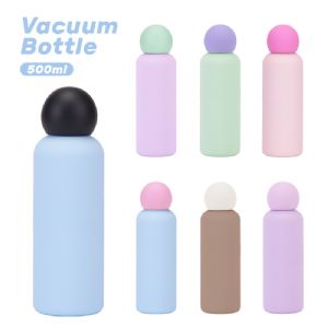 500ml Creative Cute Kids' Color-Blocking Insulated Vacuum BottleHVB-105M Vacuum Bottle