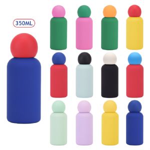 350ml Creative Cute Kids' Color Block Series Insulated Vacuum BottleHVB-105S Vacuum Bottle