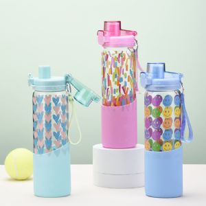 Silicone Sleeve Glass BottleHGB-067 Glass Bottle