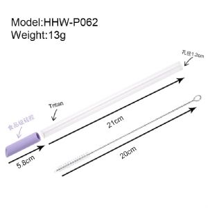 TRITAN Adjustable StrawHHW-P062  TRITAN Adjustable Straw