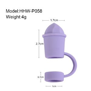 Cute Ice Cream-Shaped Straw Dust CapHHW-P058 Straw Dust Cap