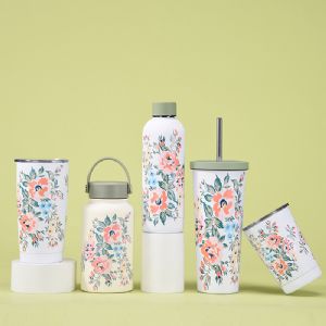 Printed Set Stainless Steel Vacuum BottlePrinted Set 1