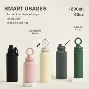 1200mL Magentic Lid Wide Mouth CupHVB-109-40  Vacuum Bottle