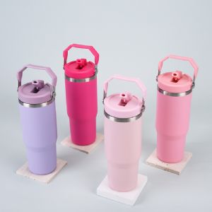 30oz Vacuum Mug with Portable HandleHVM-042 Vacuum Mug