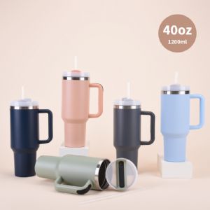 40oz 2nd Generation Stainless Steel Vacuum Mug with Handle, Insulated for Hot & ColdHVM-038 Vacuum Mug