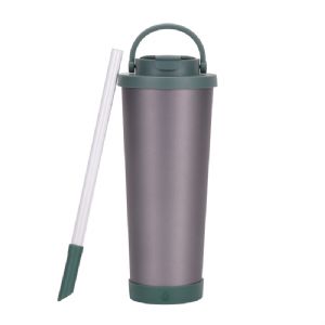 830ml Double-drink Cover Titanium Cup-Starry Sky GrayHVT-048D Vacuum Tumbler