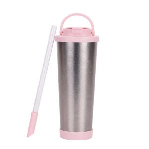 830ml Double-drink Cover Titanium Cup-Titanium in its Natural StateHVT-049D VacuumTumbler